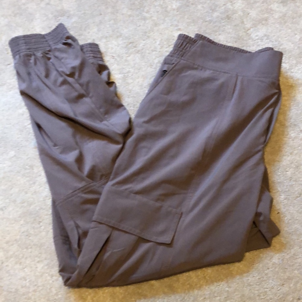 Athleta Chelsea Mid-Rise Utility Cargo Pocket Athletic Jogger in Mineral Brown - Picture 12 of 12